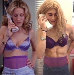 Sex And The City Fan Dan Clay Recreates Scenes And Outfits From Series
