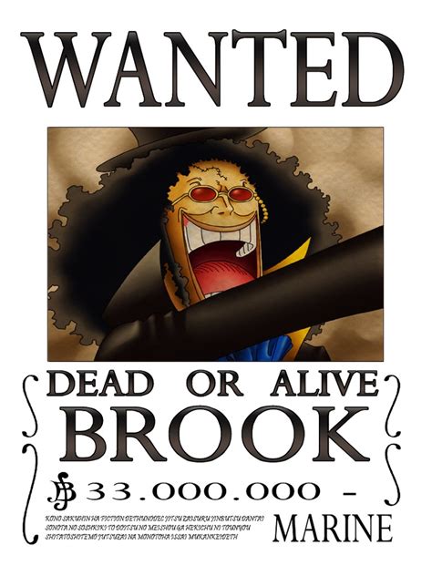 One Piece Wanted Posters The Straw Hat Crew Pdf