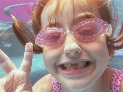 Download Free Image Of Girl With Goggles Smiling To Camera In The Pool About Swimming Pool