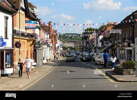 The High Street Marlow Buckinghamshire England Uk Stock Photo Alamy