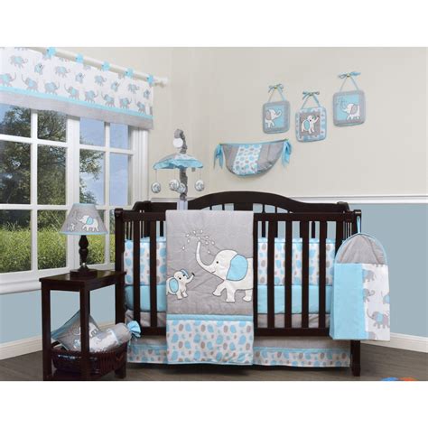 Choose from contactless same day delivery, drive up and more. Blizzard Elephant 13 Piece Crib Bedding Set | AllModern ...