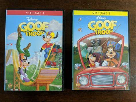 goof troop vol 1 and 2 dvd boxed set 54 episodes disney for sale online ebay