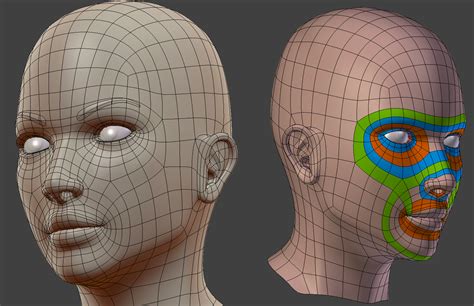 pin by cthulhu fhtagn on modelling face topology topology character modeling