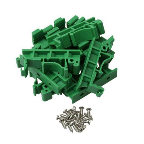 20pcs Drg 01 Pcb For Din 35 Rail Mount Mounting Support Adapter Circuit