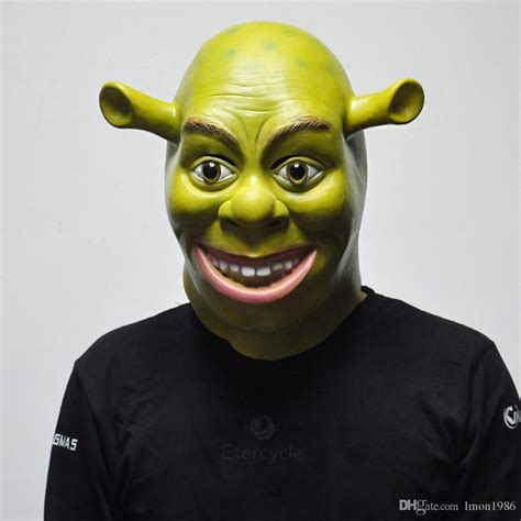 Halloween Shrek Mask Movie Theme Childrens Cartoon Face