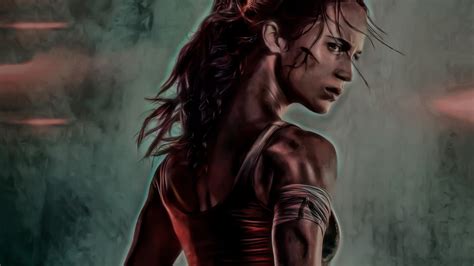 1920x1080 Tomb Raider 2018 Movie Alicia Vikander Artwork Laptop Full HD ...