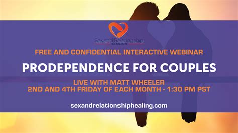 Prodependence For Couples Sex And Relationship Healing