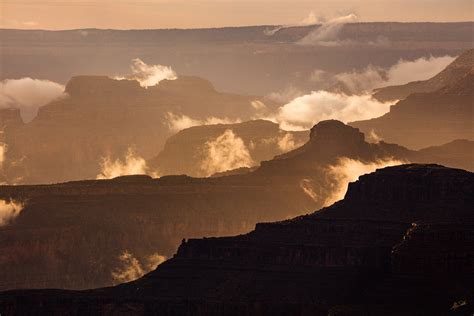 Ripping Along The Ridges Grand Canyon National Park Fine Art