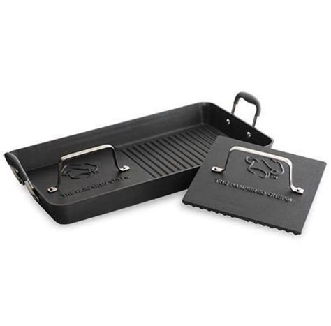 Pampered Chef Double Burner Grill Pan Fits Up To 4 Paninis Six Steaks
