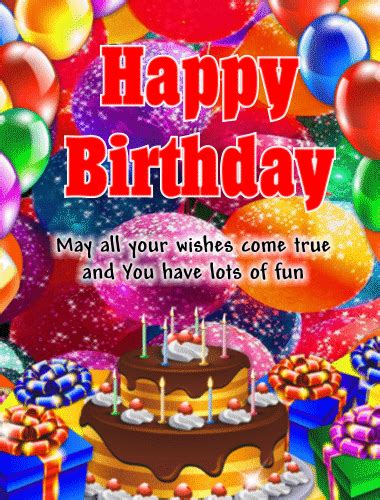 Anymore, the price of a card can nearly equal a premium coffee, so free is a breath of fresh air, and you won't encounter fine print exceptions or surprise fees. My Birthday Card! Free Happy Birthday eCards, Greeting ...