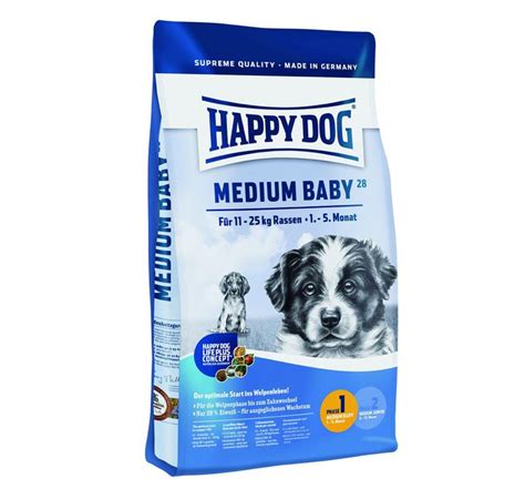Happy Dog Medium Breed Baby Dog Food 1 Kg Easiest Dogs To Train Dog