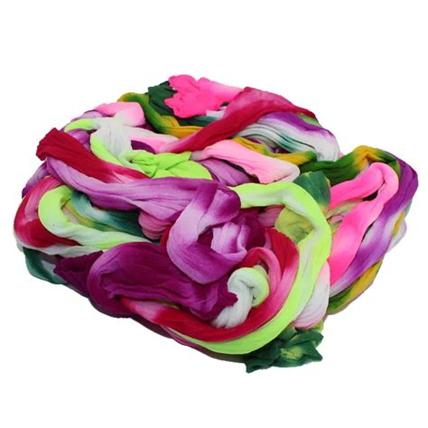 10pcs Multicolor 10 Double Colors Nylon Flower Stocking Making