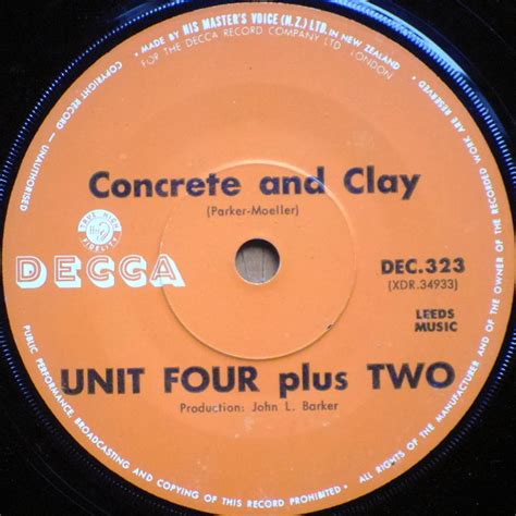 Unit Four Plus Two Concrete And Clay 1965 Vinyl Discogs