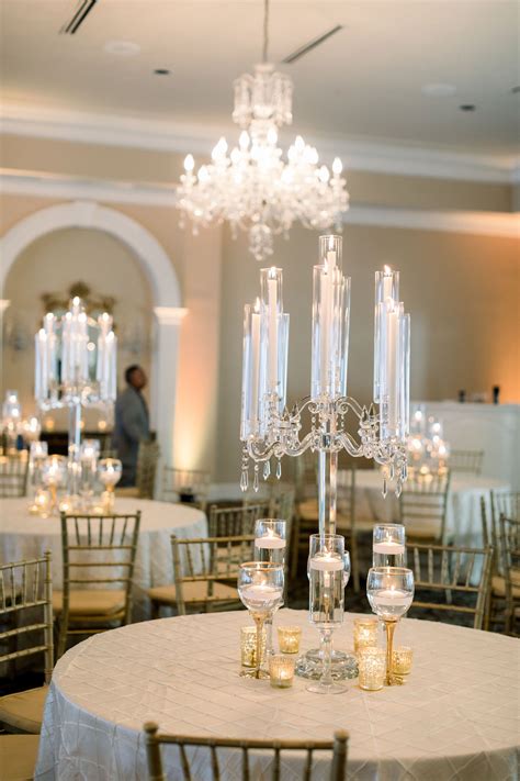 Crystal Candelabra Decor Candle Wedding Centerpieces Candelabra