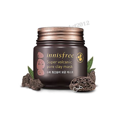 This new formula is infused with double the amount of volcanic ash of that of the original version, especially suitable for oily skin. Innisfree Jeju Super Volcanic Pore Clay Mask 100ml Renewal ...