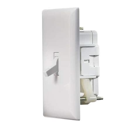 Rv Designer Ac Self Contained Wall Switch With Cover Plate White S821