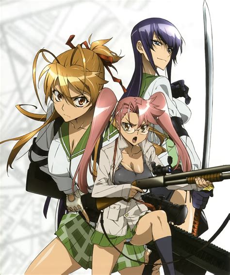 Pin By Kastia Ladner On Anime School Of The Dead Girls Characters Anime