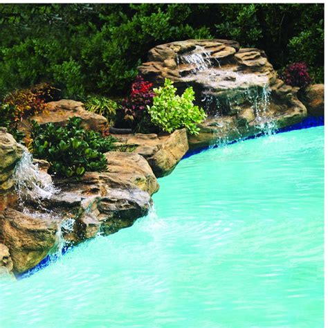 Large Edge Waterfall Lew 004 Swimming Pool Waterfalls Universal Rocks