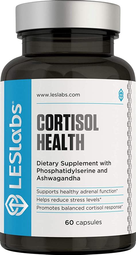 Cortisol Health 60 Vegetarian Capsules By Les Labs • Supports