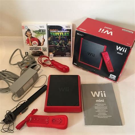 1 Nintendo Wii Mini Red Edition Consola Con Juegos 2 Catawiki