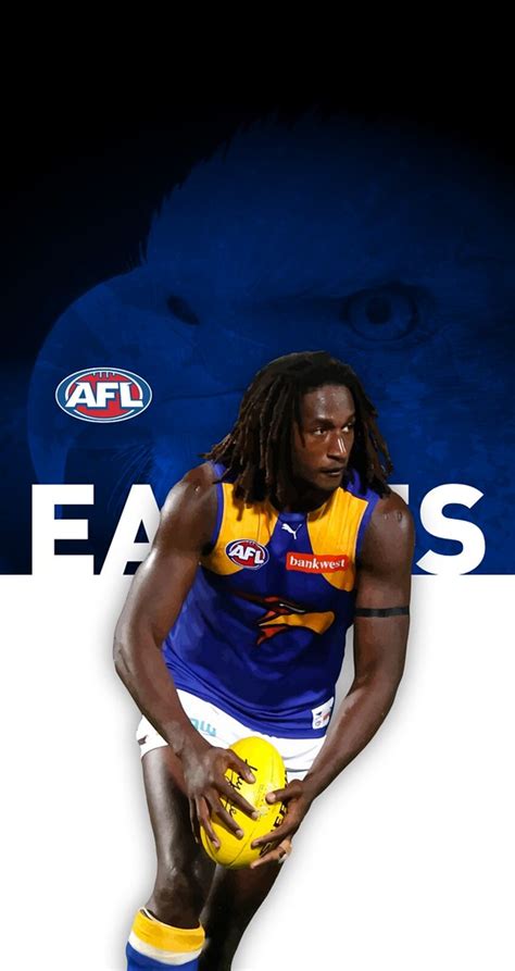 Inspired by the swan river and whadjuk lands, we're proud to present our 2018 indigenous guernsey!… #9 Nic Naitanui (West Coast Eagles) iPhone 6/7/8 Wallpaper ...