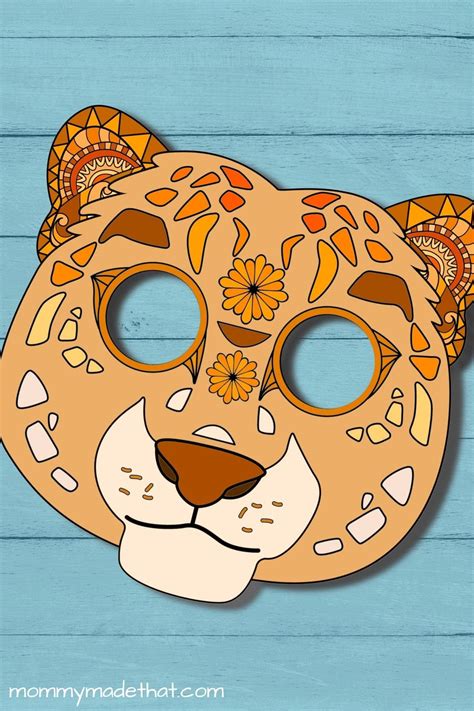 Free Printable Tiger Mask And Super Cute Tiger Face Template