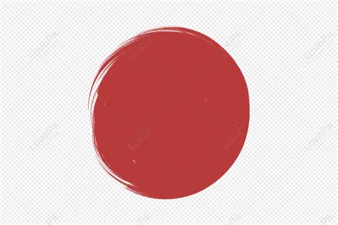 Chinese Style Red Brush Stroke Circle Circle Brush Grunge Brush
