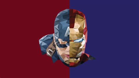 1366x768 Iron Man Captain America Abstract 1366x768 Resolution Hd 4k
