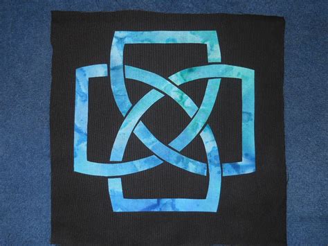 Simple Easy Celtic Knot Quilt Applique Pattern Design Pdf Etsy