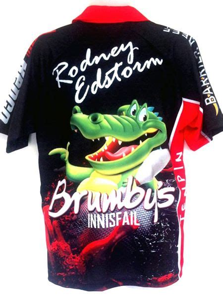 Printed Sublimated Polo Shirt For Innisfail Ten Pin Bowling Custom
