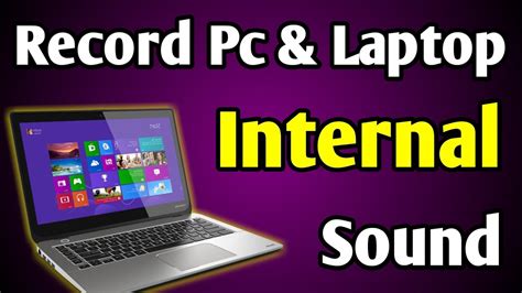 How To Record Screen With Internal Audio On Laptop Record Internal