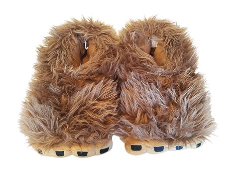 Buy George Bigfoot Sasquatch Hairy Slippers For Men Shoe Size 7 8