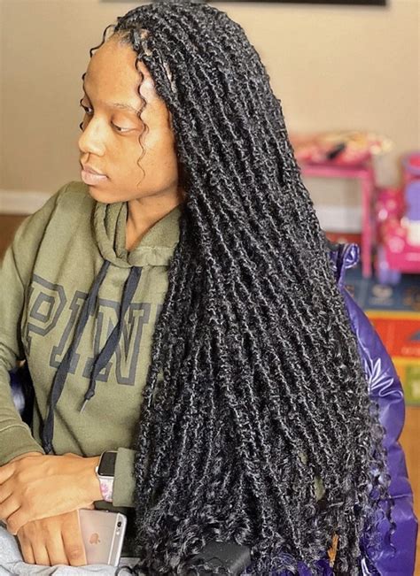 Distressed Locs Styles : Ideas for Natural Faux Locs | Jorie Hair