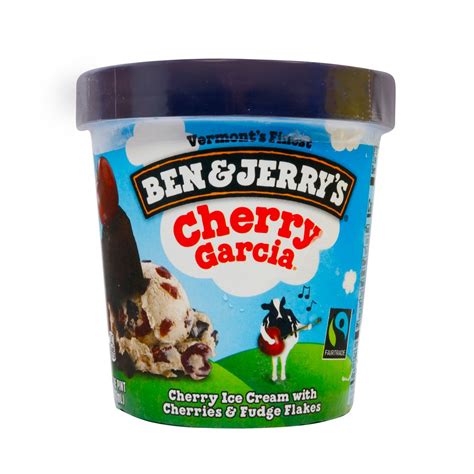 Ben And Jerrys Ice Cream Cherry Garcia And Fudge Flakes 473ml Online At Best Price Ice Cream Take