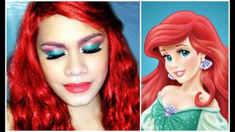 Disney Princess The Little Mermaid Ariel Makeup Tutorial Youtube