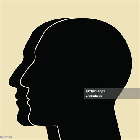 Two Heads Silhouette High Res Vector Graphic Getty Images