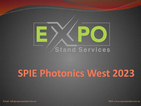 Spie Photonics West 2023 Shows Trade Show Booth Display By