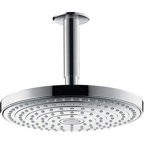 Hansgrohe Raindance Select S Eco 240 Chrome Shower Head And Straight Shower Arm Bathroom From