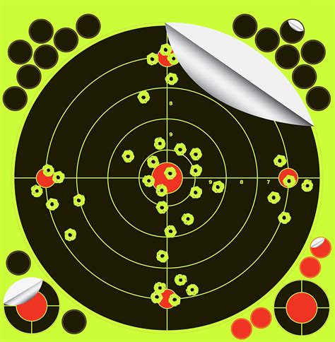 Buy Splatterburst Targets 10 Inch Stick And Splatter Reactive Self Adhesive Shooting Targets
