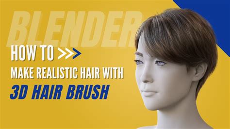 Blender Hair Tool Make Realistic Hair In Blender Quick Demo 3d