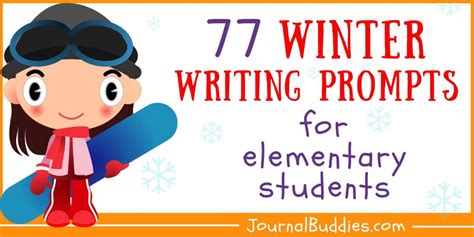 Winter Writing Prompts For Elementary Smi