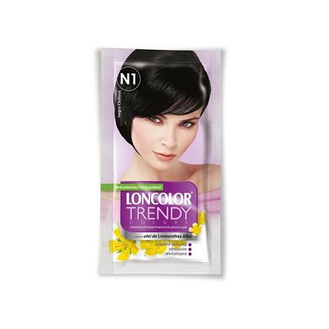 Vopsea De Par Semi Permanenta Fara Amoniac Loncolor Trendy Colors N1