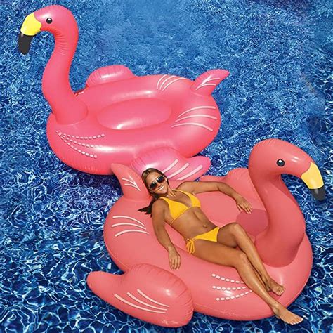Swimline Giant Flamingo Swimming Pool Float 2 Pack Toys And Games