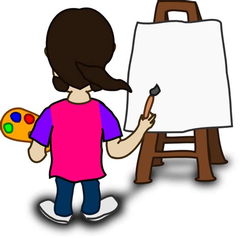 Painter Clipart Cute Painter Cute Transparent Free For Download On