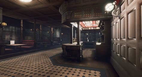 Artstation Dishonored Hounds Pits Pub Recreation