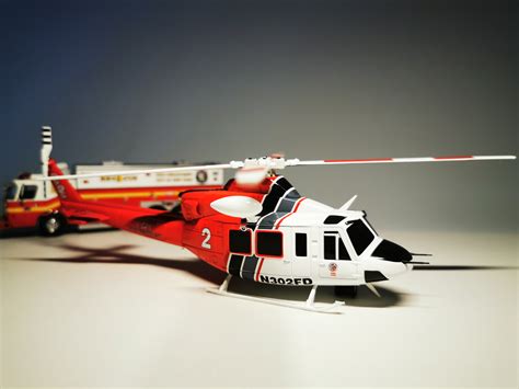 Code 3 Usa Bell 412 Rescue Helicopter 164 Diecast Plane Model Limited