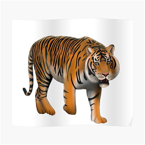 Sumatran Tiger Poster For Sale By Troyanthonyart Redbubble