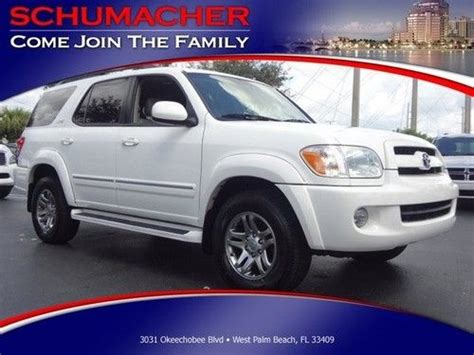 Sell Used 2007 Toyota Sequoia Sr5 Sunroof 3rd Row Seat Whitetaupe In