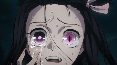 Demon Slayer Shinobu Kochou Tears On One Eye With Sharp Nails Hd Anime