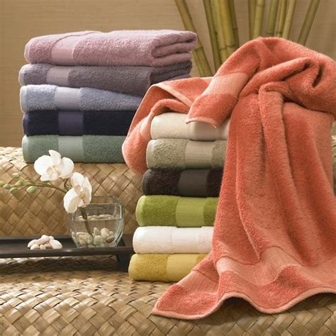 Cotton And Bamboo Rayon Six Piece Towel Set Grandin Road